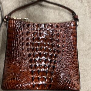 Like New Brahmin Katie Melbourne Purse with matching new Pecan Melbourne wallet
